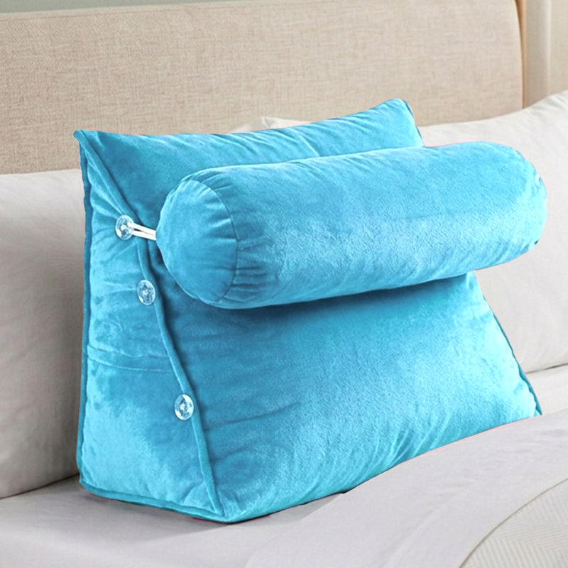  Bolster Pillow Cover & Insert, Sky Blue