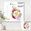 Boussole de fleurs - peinture sur toile-59842061-59842062