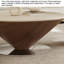 Table basse créative en dalle de granit de style médiéval-626640318