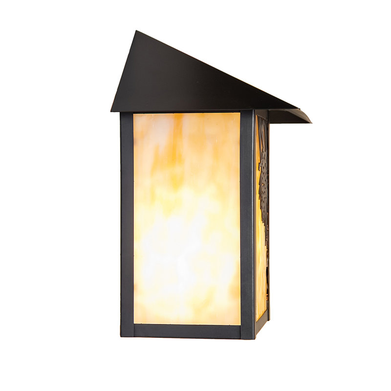 9" Wide Seneca Winter Pine Right Wall Sconce