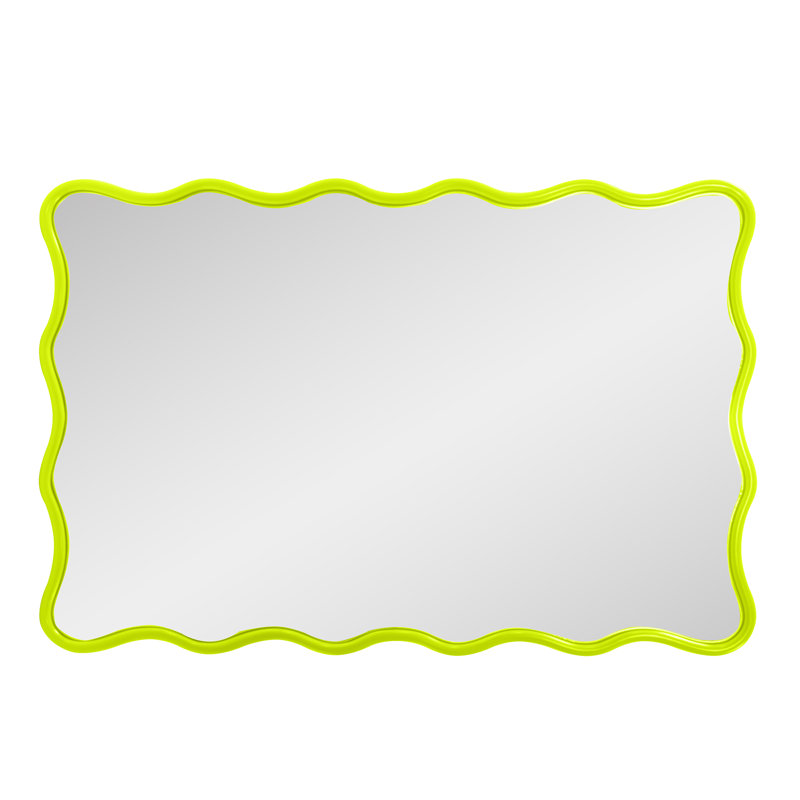 Angelo Rectangle Mirror, Mirrored Green