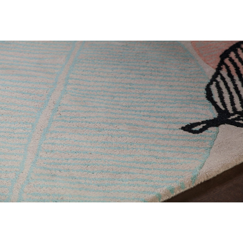 Hartwick Wool Floral Indoor Rug, 5' x 7'6"