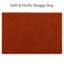 Solid Colour Machine Tufted Shag Area Rug-1437452712
