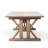 Tuscanspring Extendable Farmhouse Dining Table