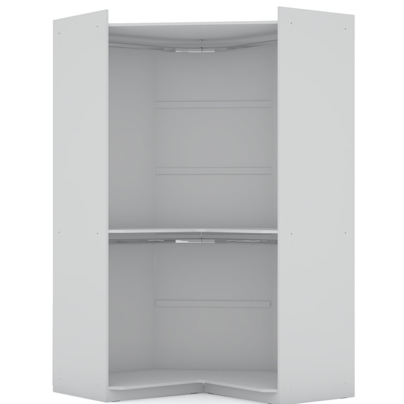 Aleece 65.91'' Closet System, White