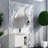Space-saving Glossy White Bathroom Vanities With Ceramic Sink