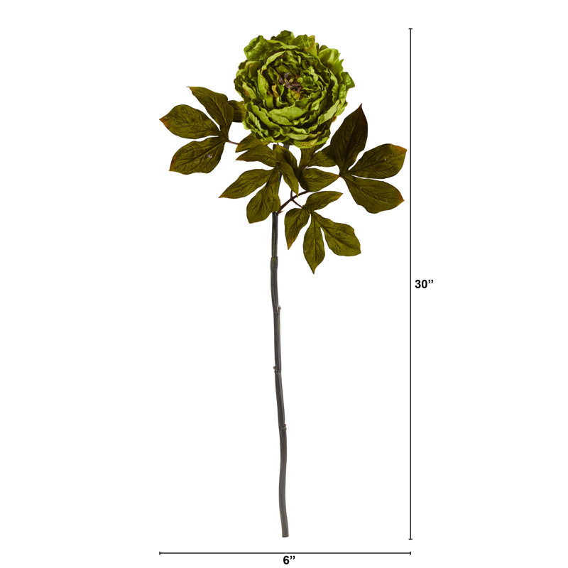 Fleur artificielle de pivoine 30 po (ensemble de 6)