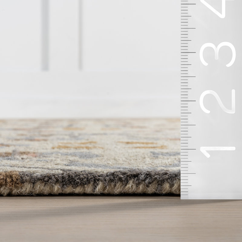  Tapis en laine Folklore, Rectangle de 5 pi x 8 pi