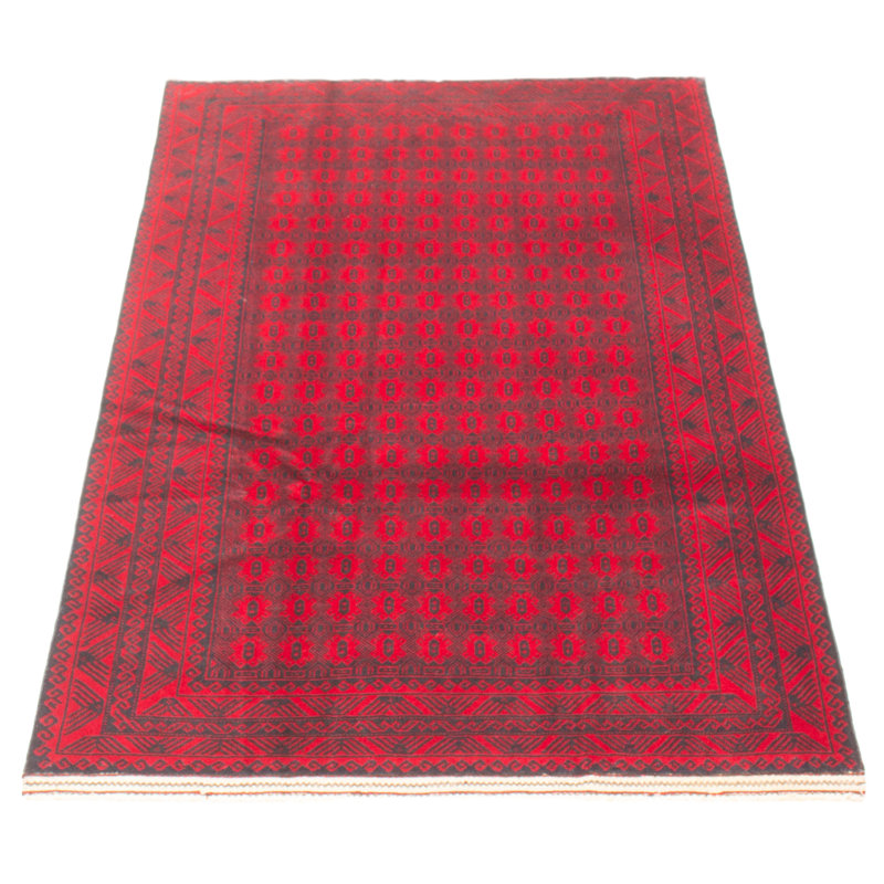 Tapis rouge Teimani 4 pi 0 po x 6 pi 7 po