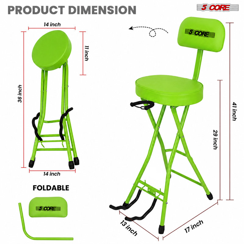 Tabouret 5Core, Green