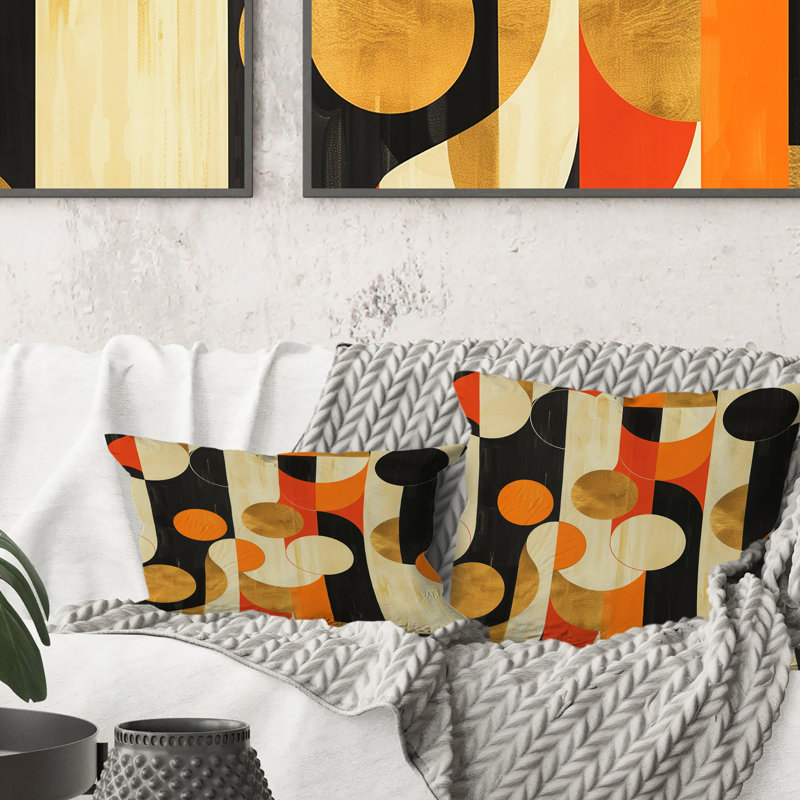 Coussin décoratif géométrique
