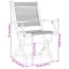 5 Piece Garden Dining Set Polypropylene And Solid Wood-1295913900