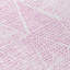 Tapis intérieur / extérieur rose en polyester tissé à la machine Jurnee-898048436