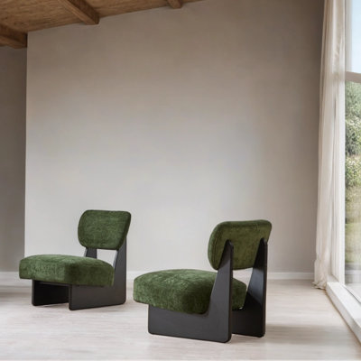 Ensemble de 2 chaises longues rembourrées 
