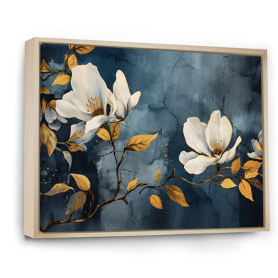 Jaune, gris, magnolia, nature, élégance II
