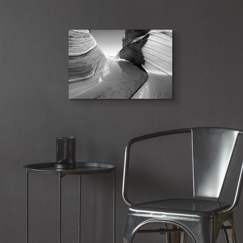 «Sandstone Formation» par Photoinc Studio, art mural en verre acrylique, H 16 po x l 24 po