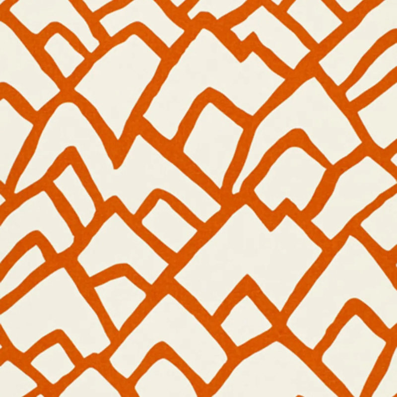 Tissu Zimba, Orange