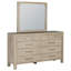 Commode 9 tiroirs avec miroir Flores
