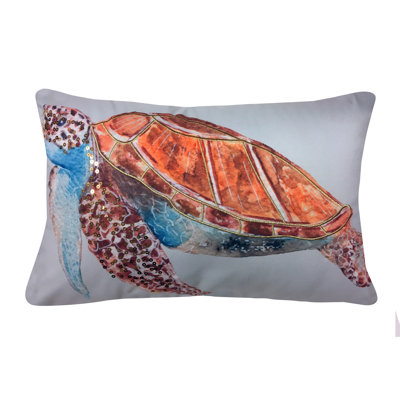 Edie@Home Outdoor Reversible Throw Pillow