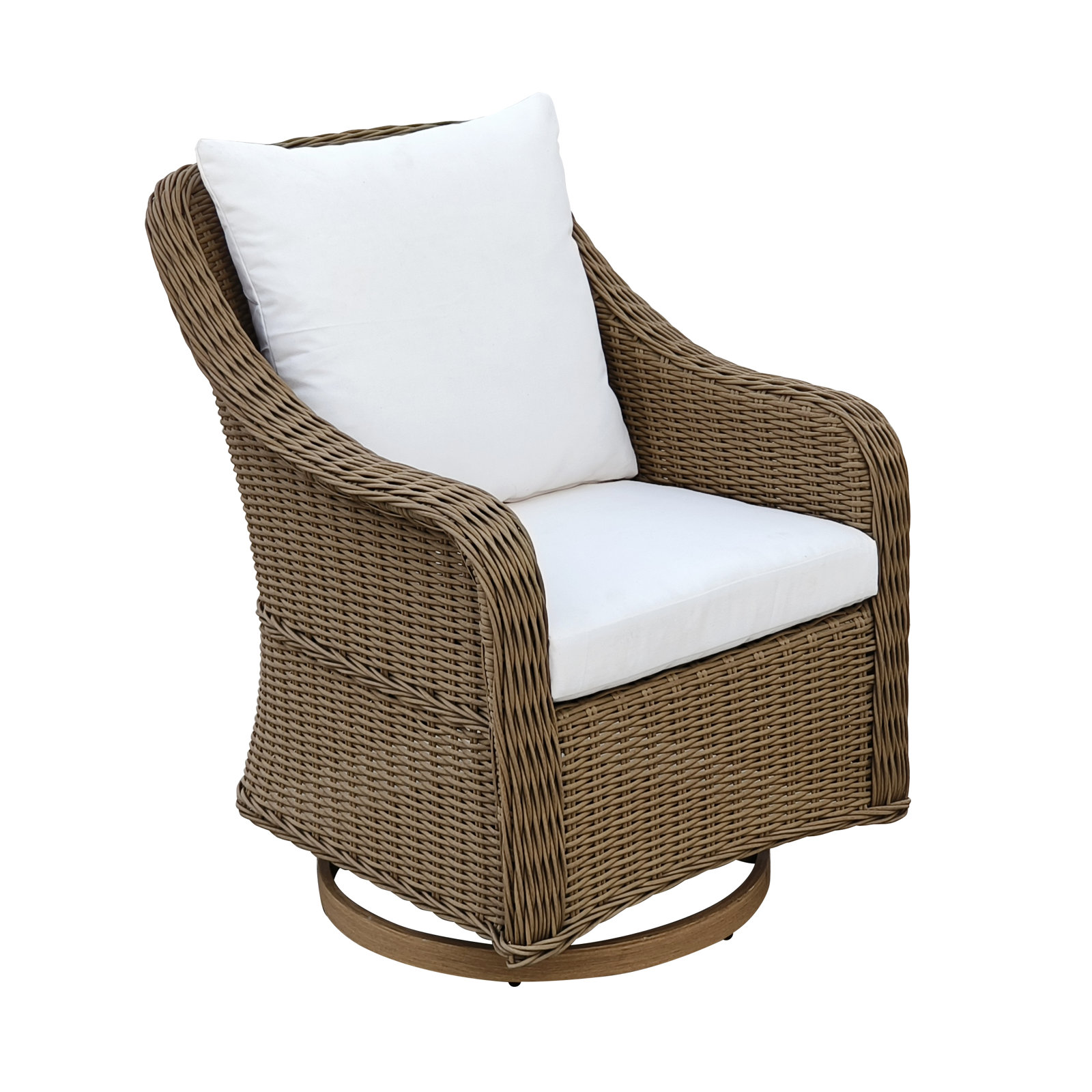 Hudson 8-Person Sunbrella® Complete Patio Set, 5 Pcs: Table, 4 Chairs
