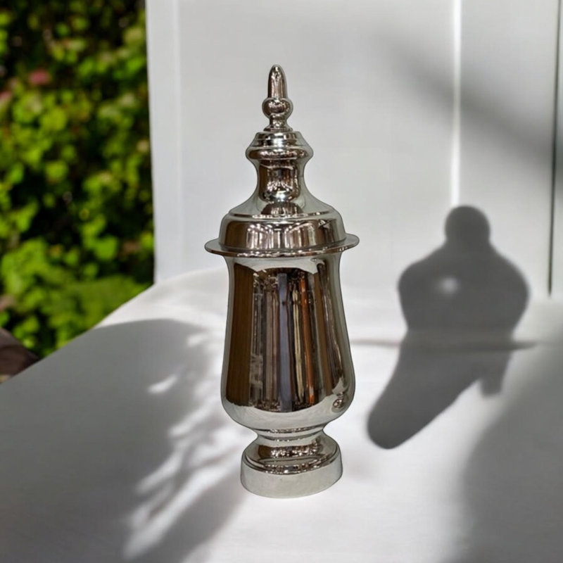 Eimile Metal Ginger Jar, 40cm H x 15cm W x 15cm D