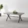 Pulli Rectangular Metal Outdoor Dining Table