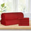 Keshayla Ribbed Cotton Absorbent Heavy 4pc Hand Towel and 2pc Bath Sheet Set-1862066150