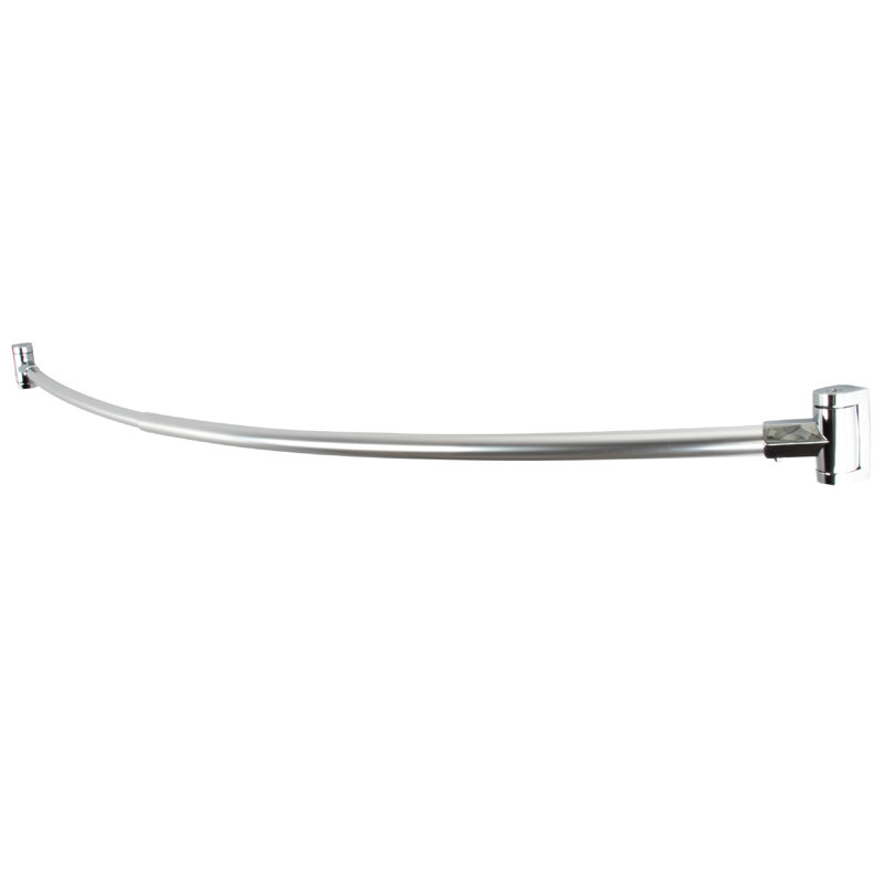 Tringle à rideau de douche 38 po, Nickel brossé
