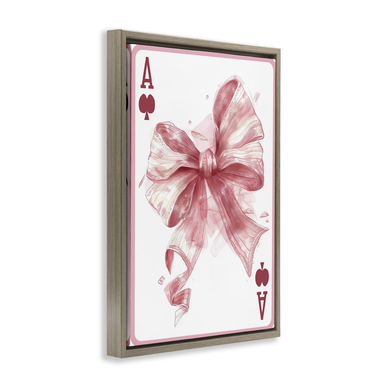 Cadre flottant Pastel Bow, Cadre flottant orme Montalcino, H 25 po x l 17 po