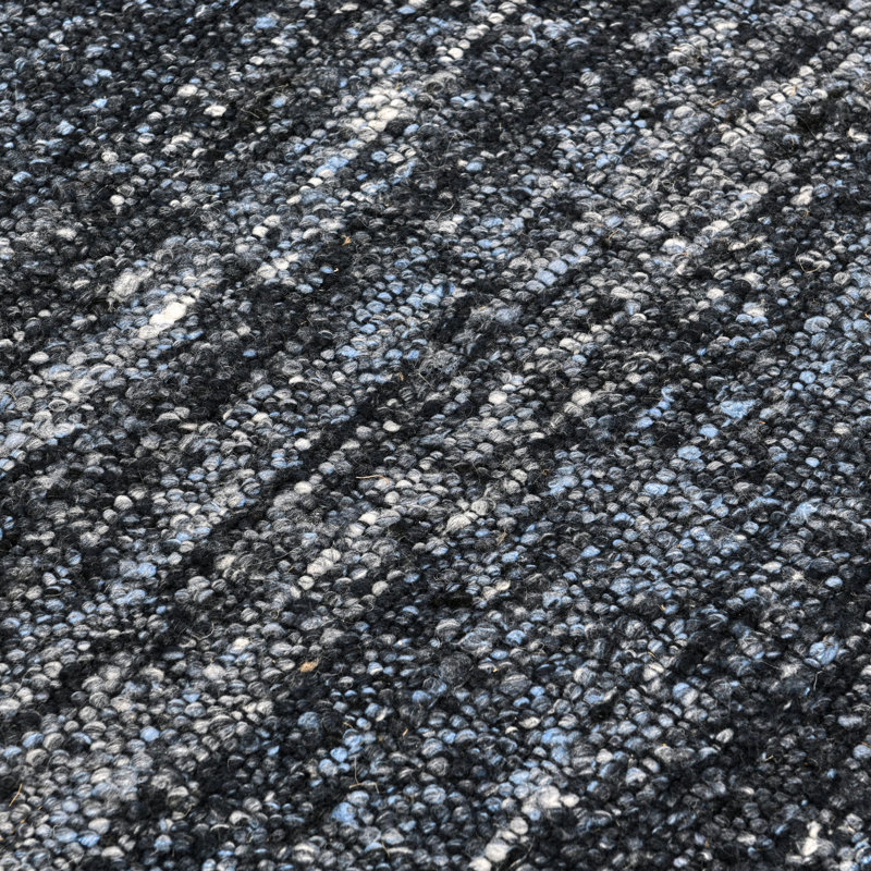 Tapis bleu foncé performance tissé à la main Havasu, Rectangulaire 2 pi x 3 pi