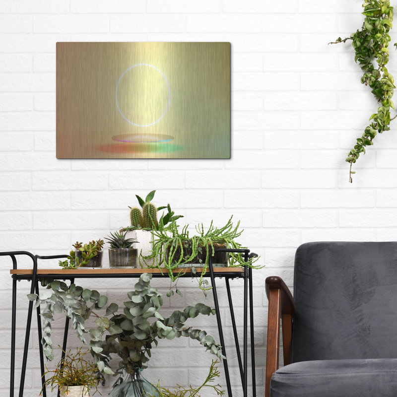 Ivy Bronx «The Fallen Sun» par Luxe Portfolio, art mural en métal, H 12 po x l 16 po