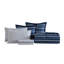 Ensemble d'édredon réversible bleu Nautica Mariners Line-125385500-125385503