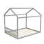 Queen Size Wooden House Bed With Headboard