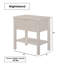 Table de chevet 1 tiroir Ardin-2095930683