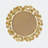 Jaliza Iron Frame Round Mirror