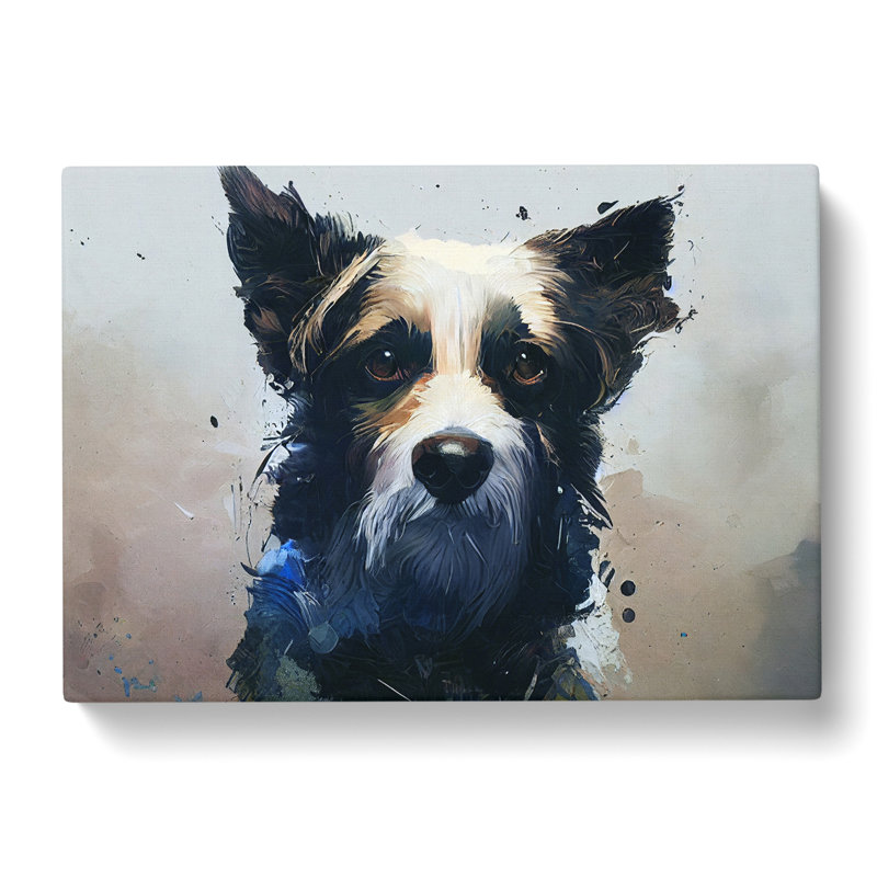 Dog Vol.1 Abstract - Wrapped Canvas, 50cm H x 76cm W x 3cm D