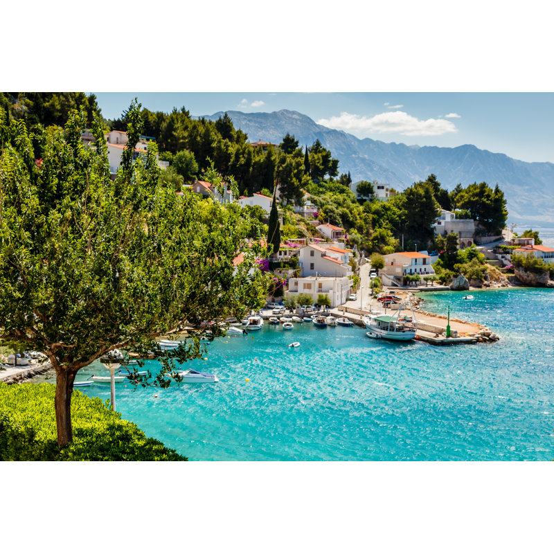 «Beautiful Adriatic Bay» par Anshar73 - Photographie sur toile tendue, L 48 po x H 32 po