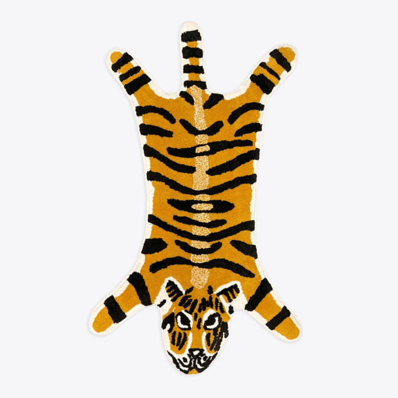 Shaped Tiger Rug