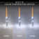 Solitude 3 Light Crystal LED Multi-Light Pendant