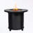 Round Fire Table with steel frame