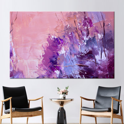 Art abstrait sur toile abstraite - Décoration murale contemporaine vibrante