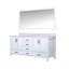 Meuble-lavabo double spacieux avec comptoir en quartz et grand miroir-110822079