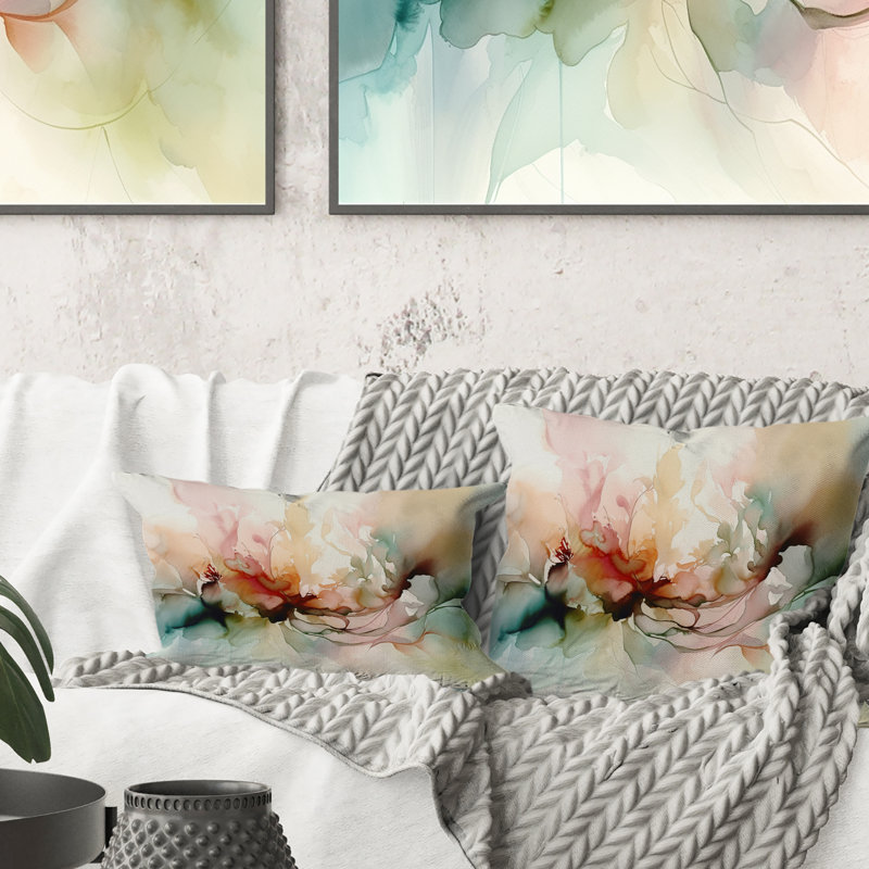 Coussin Delicate Floral Impressions I