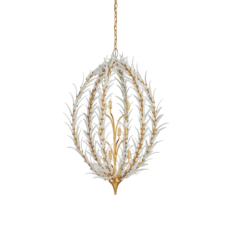 9 - Light Glass LED Chandelier