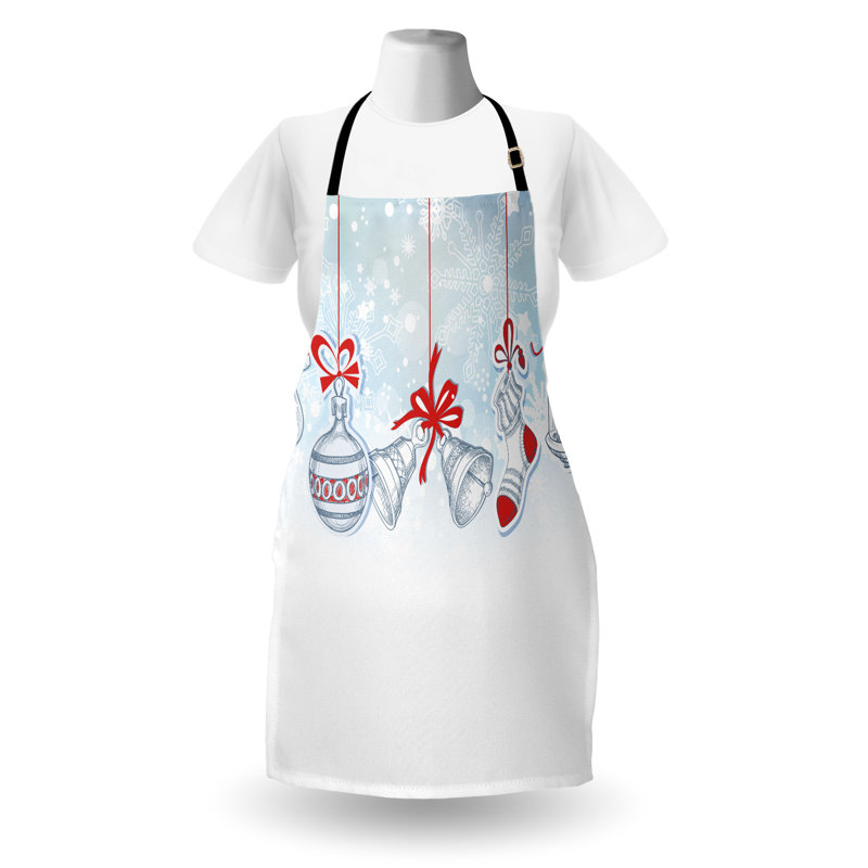 Christmas No Pattern Bib Apron