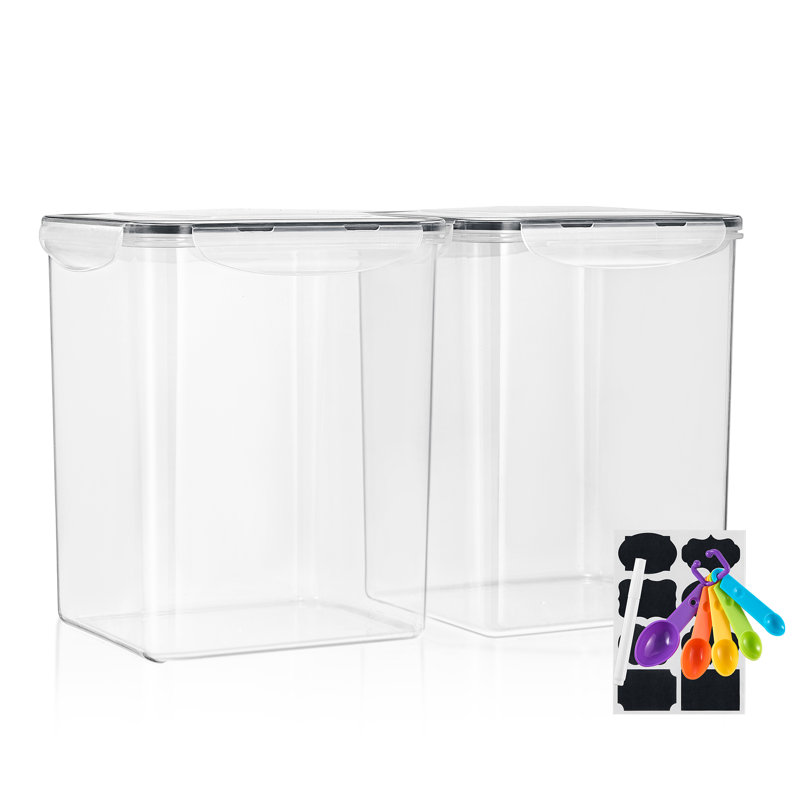  Airtight Food Storage Containers with Lids 2 Pack