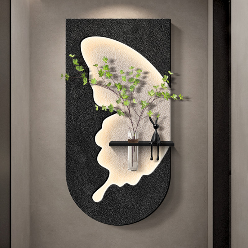 Art mural grès forme libre, H 39,37 po x l 19,69 po