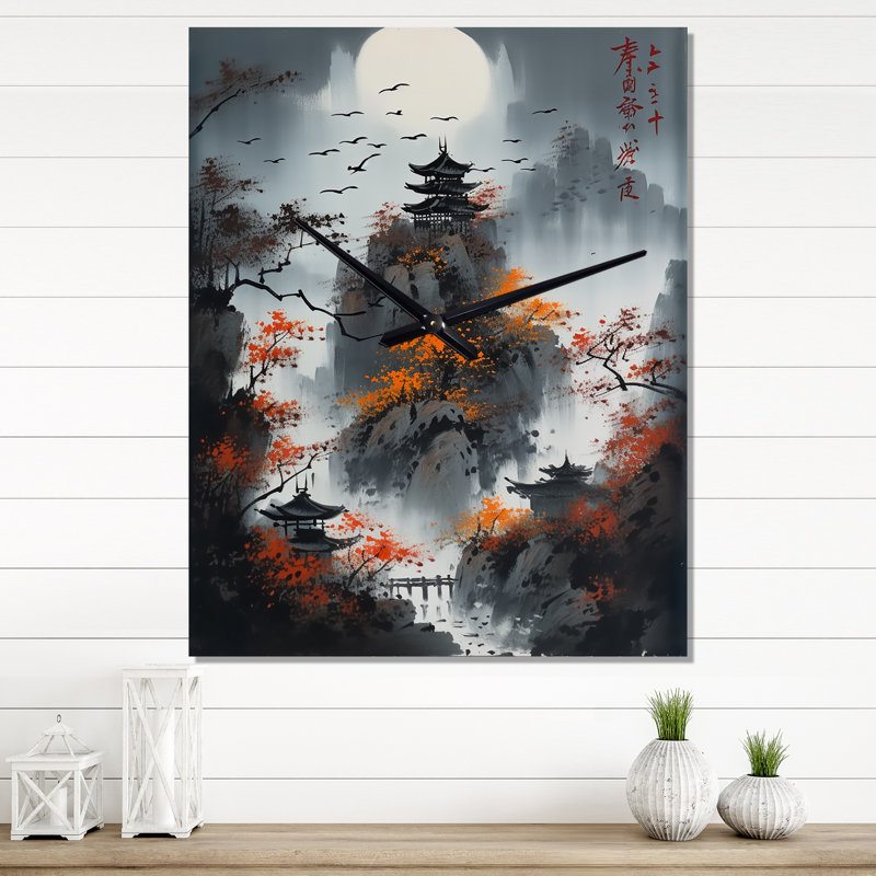 Horloge murale Jakenya - Japon, H 40 po x l 30 po x P 1 po