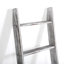 4.5 Ft H Farmhouse Wall Leaning Wood Blanket Storage Ladder Towel Quilt Shelf With 5 Rungs