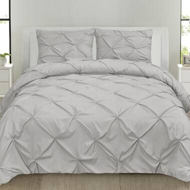 Alloy Pin Tuck Duvet Cover - On Sale - Bed Bath & Beyond - 17414852